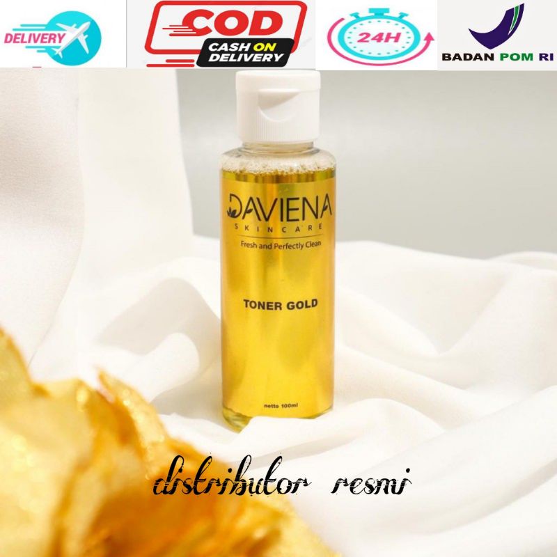 Daviena Skincare Toner Gold | Distributor daviena | davienaskincare