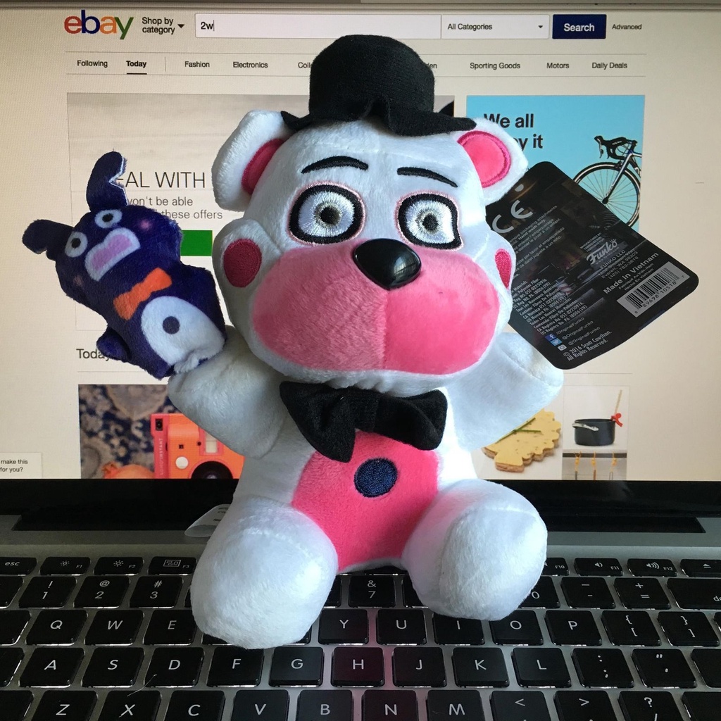 18cm Boneka Five Nights At Freddy's Chocolate Bonnie Plush NWT Funko Easter FNAF 8&quot; Kid Gift Mainan