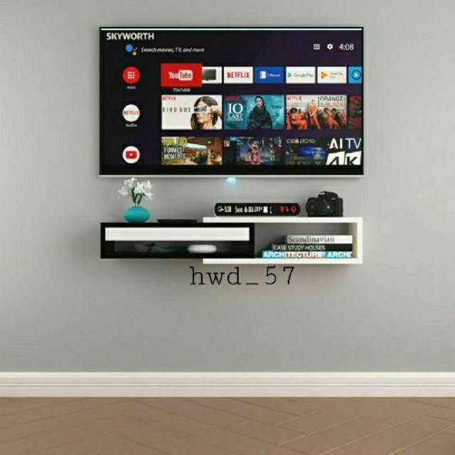  Meja  TV  Minimalis Rak  TV  rak  ambalan gantung rak  dinding 