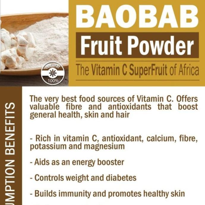 

BAOBAB FRUIT EXTRACT POWDER 25G/FOOD GRADE/HALAL