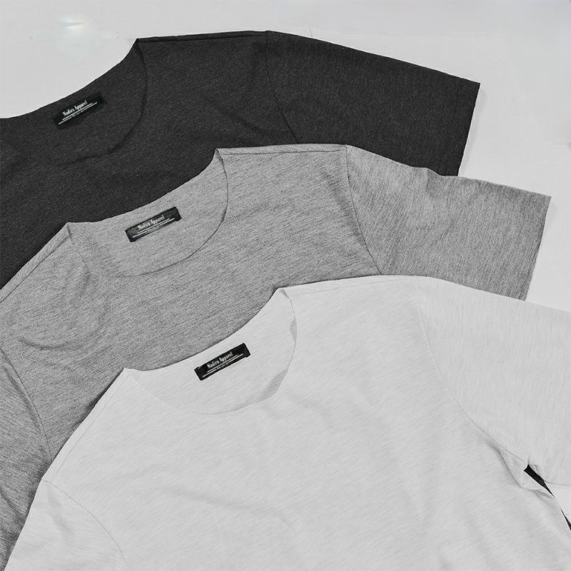 UNFINISHED TSHIRT NADIRA| Kaos polos pria wanita tanpa kerah