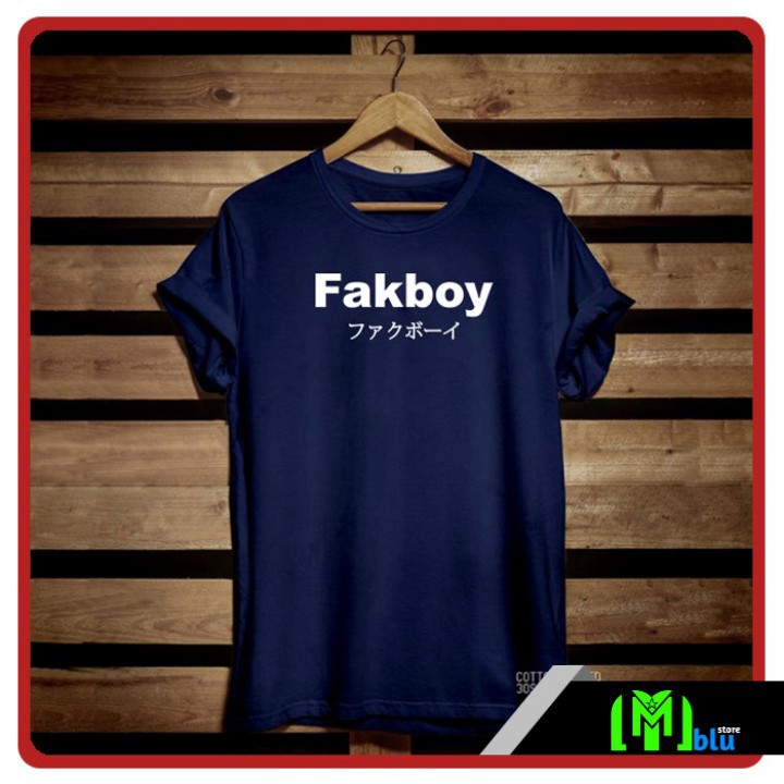 KAOS FAKBOY JEPANG T-SHIRT BAJU KAOS DISTRO FAKBOY / FACKBOY JEPANG COMBED 30S MURAH