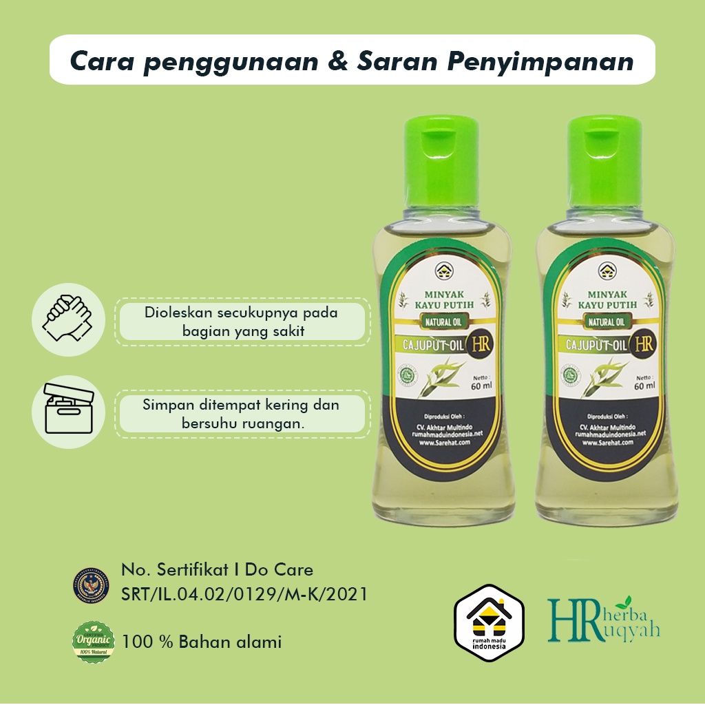 Minyak Kayu Putih Ambon Asli Original Miyak Kayu Putih Murah Aromatherapy Oil Minyak Kayu Putih 60ml | Minyak Kayu Putih Ambon Pulau Buru Asli Promo Murah Lebay