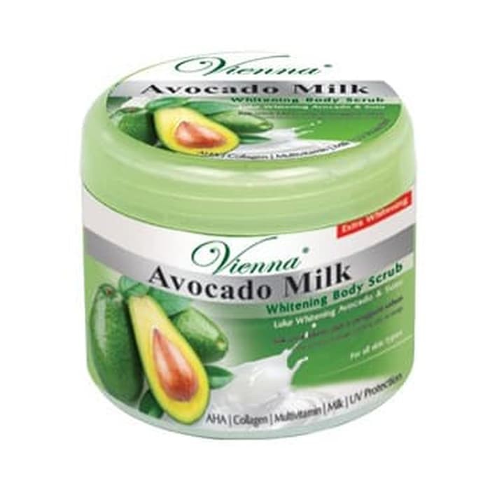 Azzahra Vienna Body Scrub Avocado 250g pot