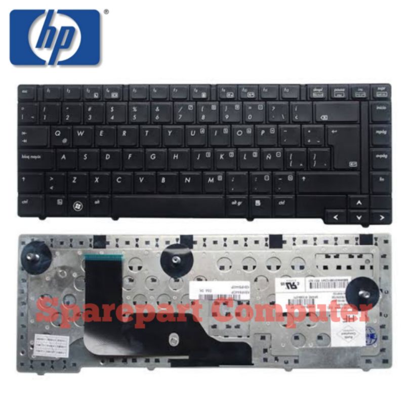 Keyboard Laptop Hp Elitebook 8440 8440P 8440W Black Hitam