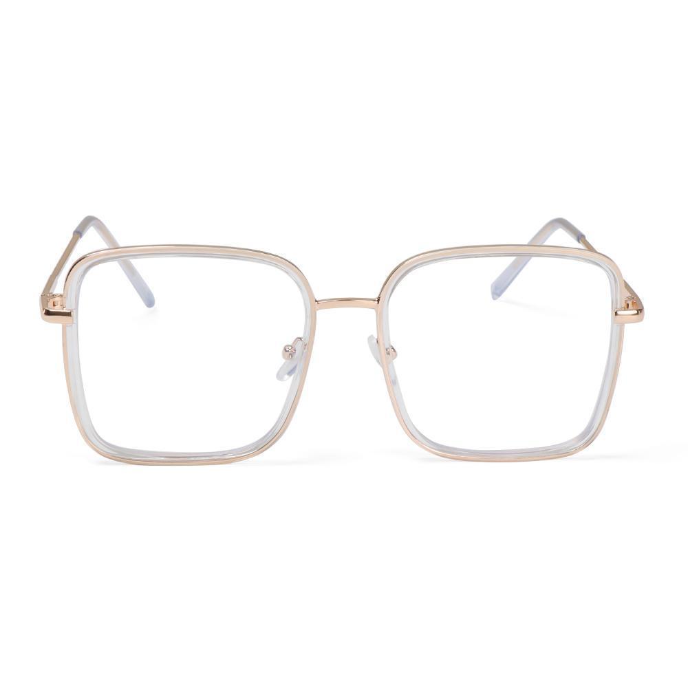 Lily Kacamata Anti Cahaya Biru Perlindungan Radiasi Anti-UV Anti-blue Rays Metal Frame Eyeglasses