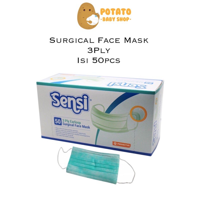 Sensi Masker Dewasa Box isi 50pcs