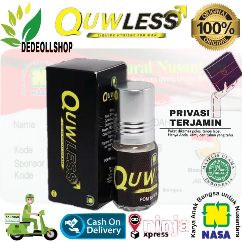 Quwless Natural Alami Asli Original Nasa - QUWLES