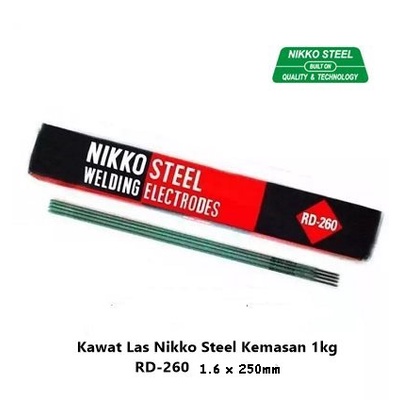 NIKKO STEEL Kawat Las RD-260 1.6x250 Nikko Steel 1kg