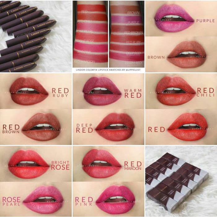 ❤ MEMEY ❤ LINDOR Colorfix Lipstick | Matte Tahan Lama