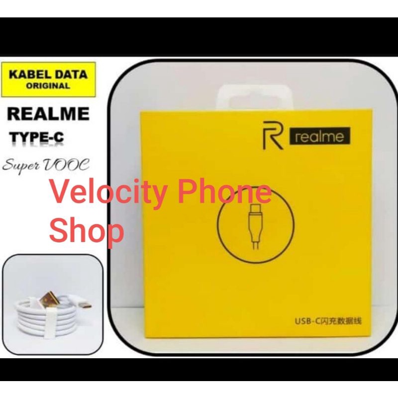 Kabel Data Charger Realme 3 Pro VOOC Micro USB 7pin Origin