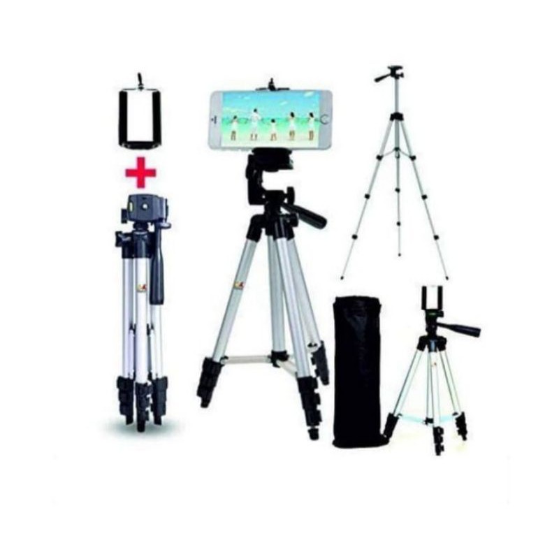 Tripod 3110 - Tripod Hp dan Kamera Universal Free Holder