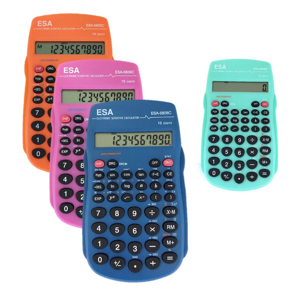 Kalkulator Scientific Esa 5808 Scientific Calculator Warna Warni