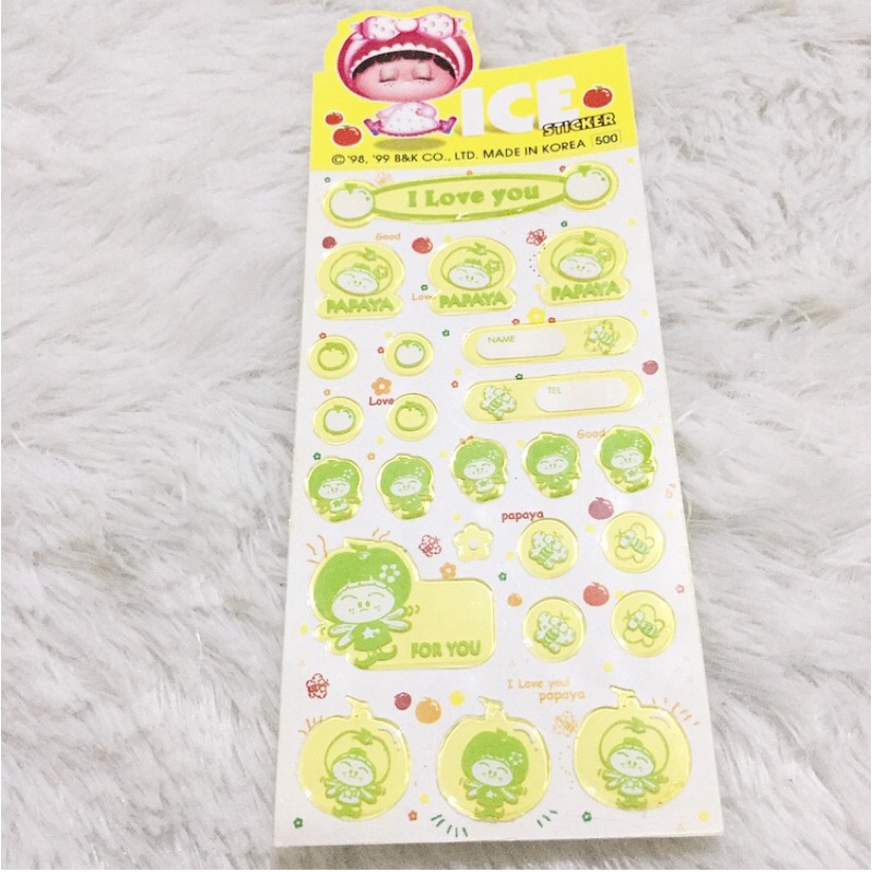 

Korean Sticker Impor Cute Washi Collection Art Scrap Book Diary Stiker Timbul Import Korea
