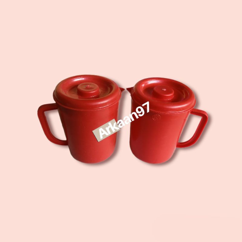 ceret eskan air warna merah teko air bahan plastik warna merah