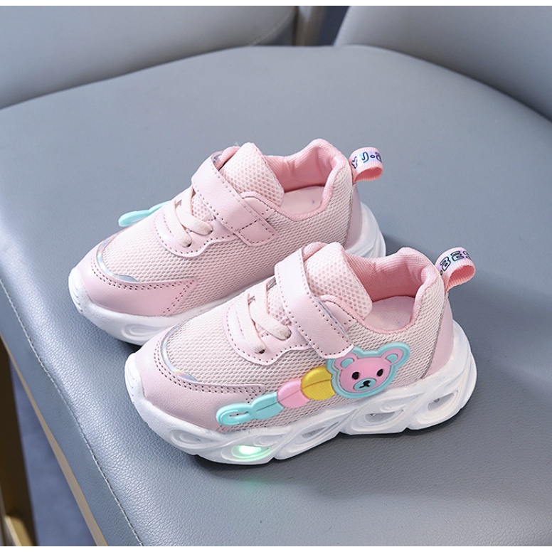 babyfit WULEDD [21-30] sepatu lampu LED shoes sneakers anak sekolah import gs-0913r