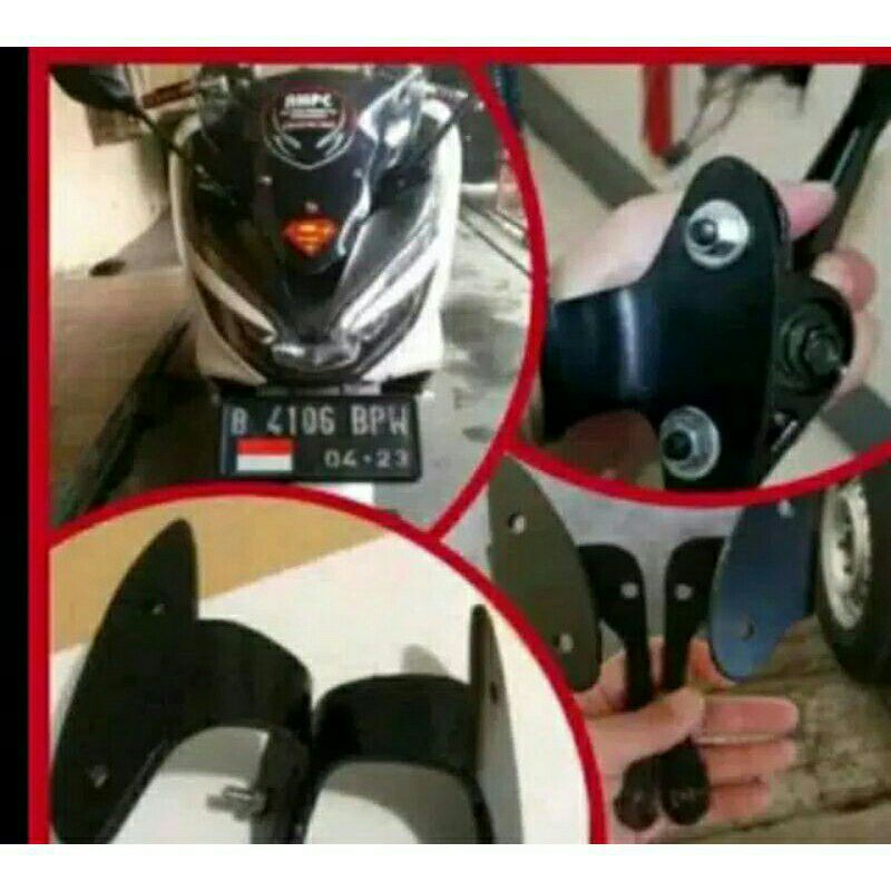 Breket Serpo Honda Pcx / Breket Serpo Pcx Dudukan Spion Honda Pcx Lokal / Breket Spion R25 Pcx