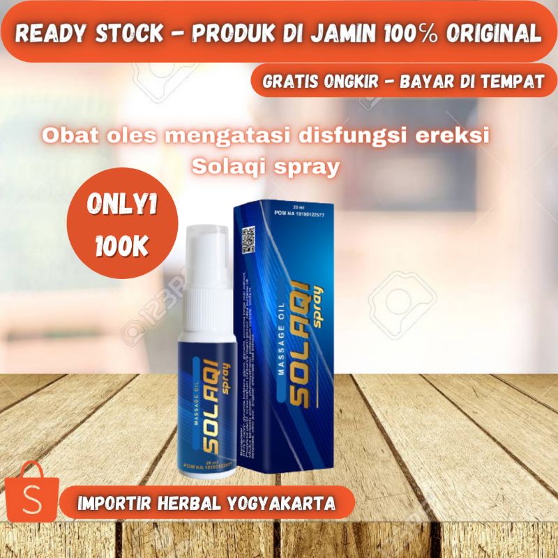 SOLAQI SPRAY obat oles mengatasi disfungsi ereksi