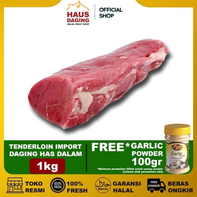

Daging Sapi Has Dalam 1Kg ( Us Tenderloin Beef ) Import Muezhahalifah