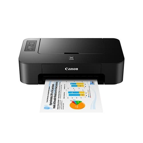 (GARANSI SERVICE CENTER - NO REFUND) Canon pixma TS207 Printer Hitam black hanya cetak print only wi