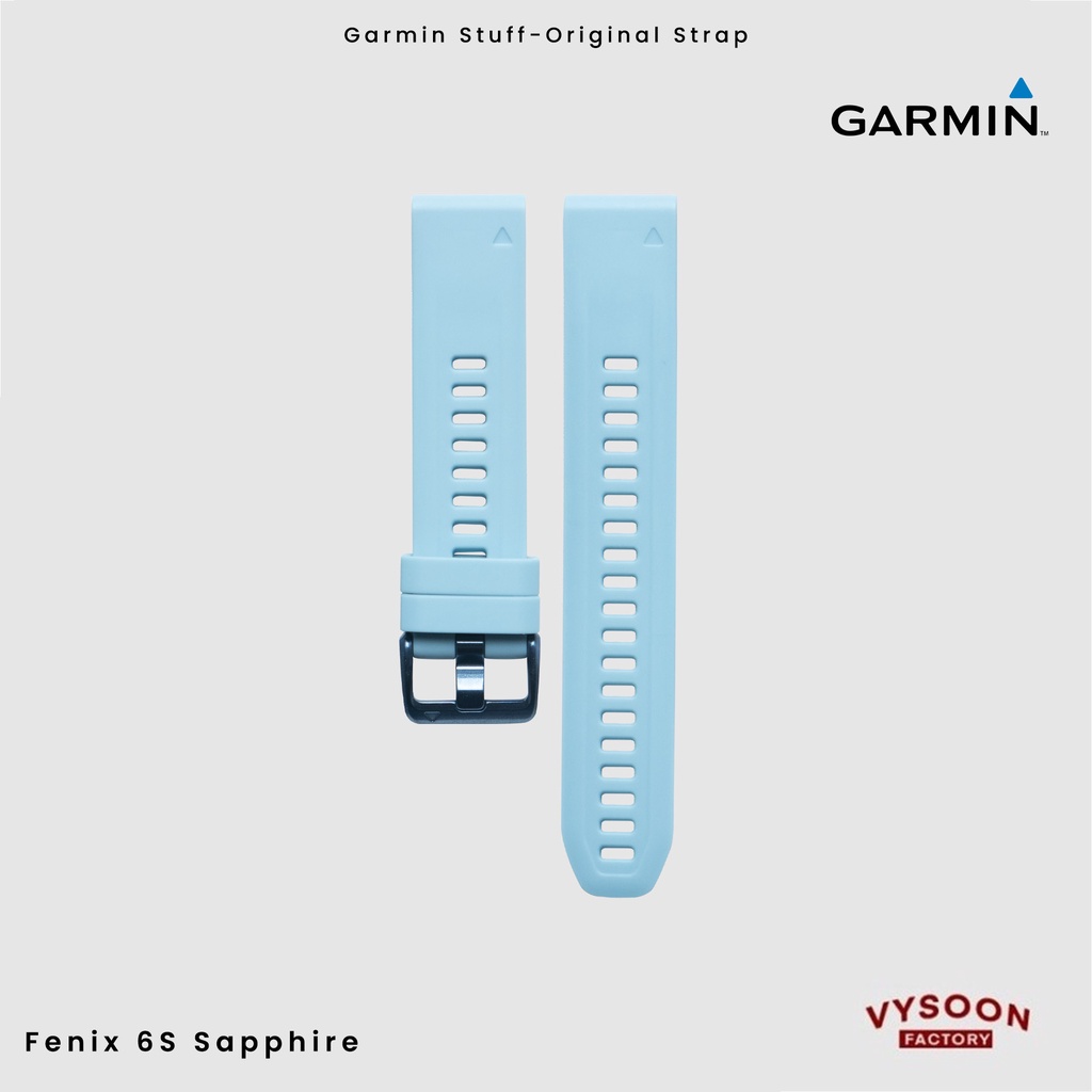 Strap Rubber Tali Jam Smartwatch Garmin Fenix 6S Sapphire - Sky Blue