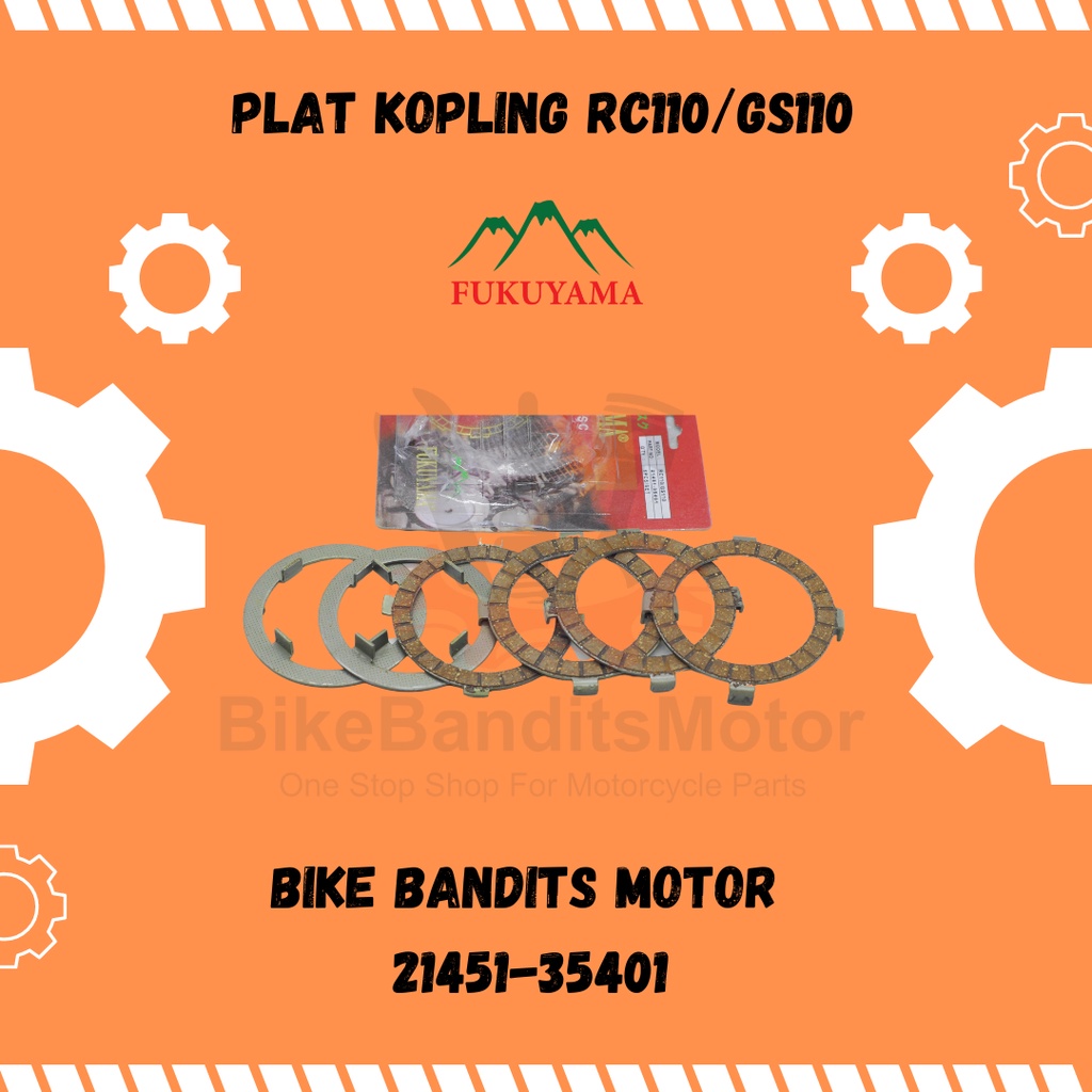 Plat Kopling Kampas Kopling RC 110 Fukuyama