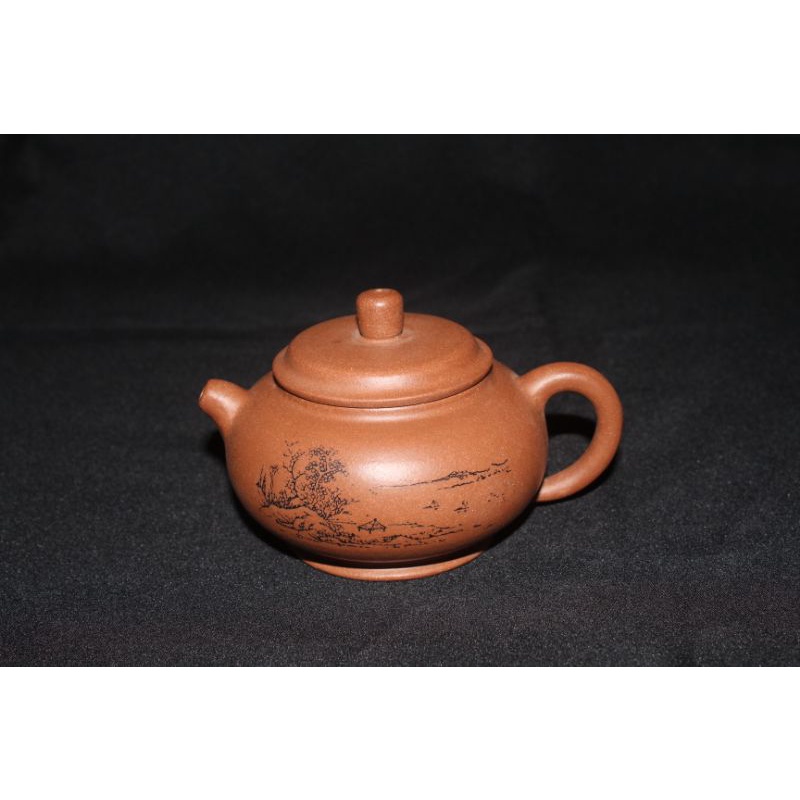 Teko Full Handmade Yixing Zhisa Purple Clay Teapots 220ml