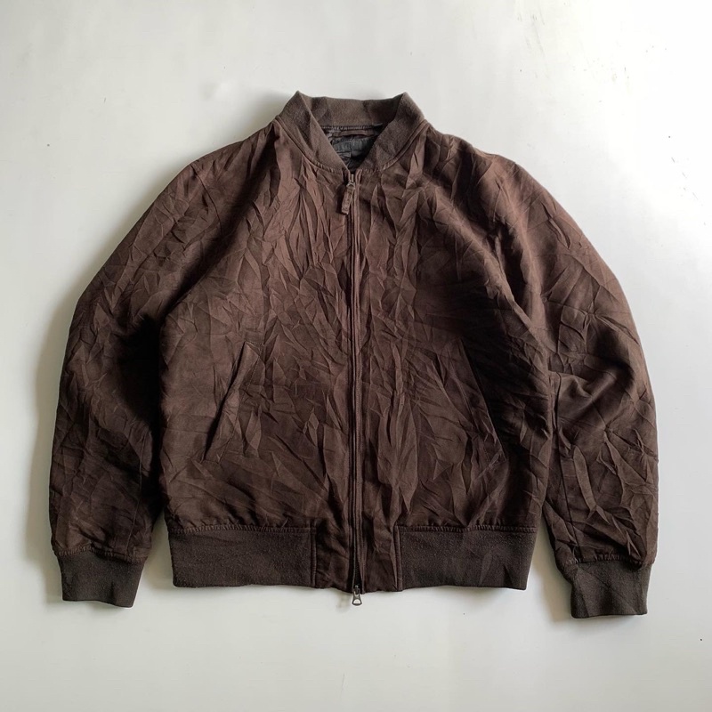 Uniqlo Suede Bomber Jacket
