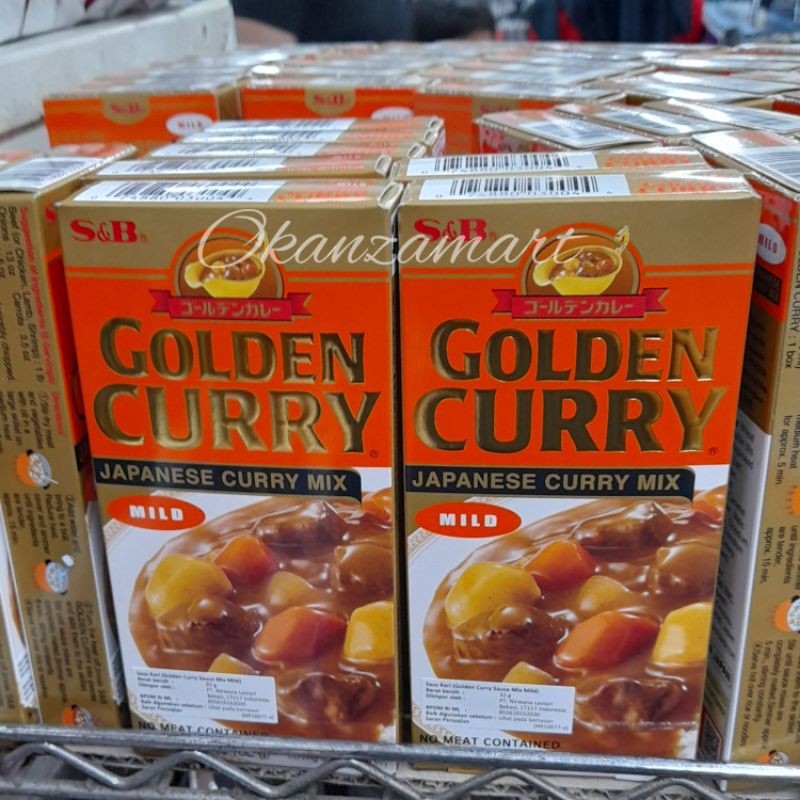 

S&B Golden Curry Japanese Sauce Mix Tiga Varian 92gr