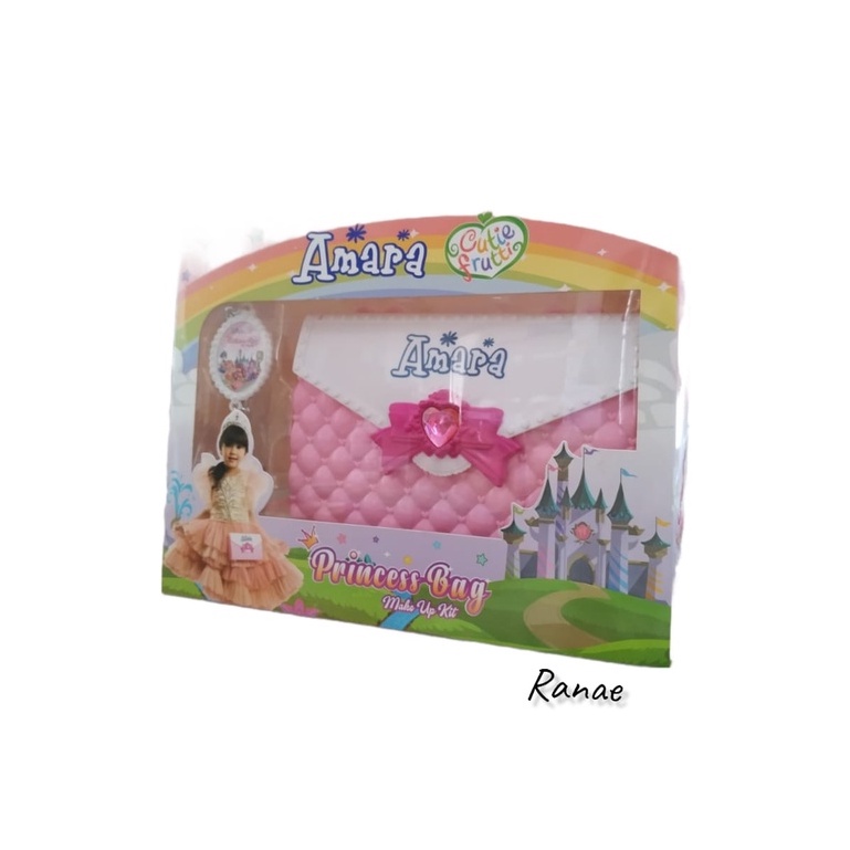 AMARA PRINCESS BAG MAKE UP KIT/ MAKE UP UNTUK ANAK BENTUK TAS BPOM