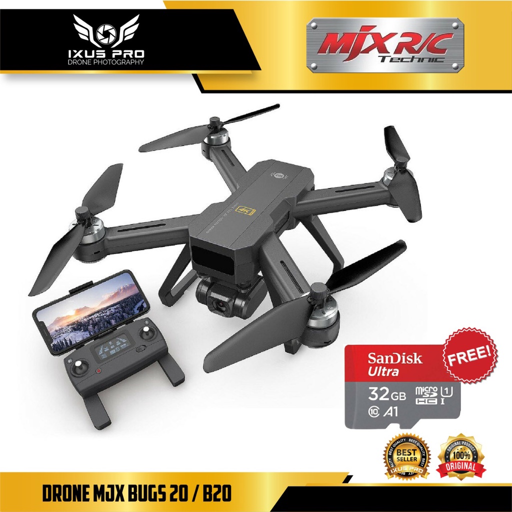 MJX Bugs 20 / B20 EIS GPS Brushless Rc Drone 4K 5G FPV HD Camera