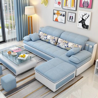 Sofa Minimalis Letter L Shape Shopee Indonesia