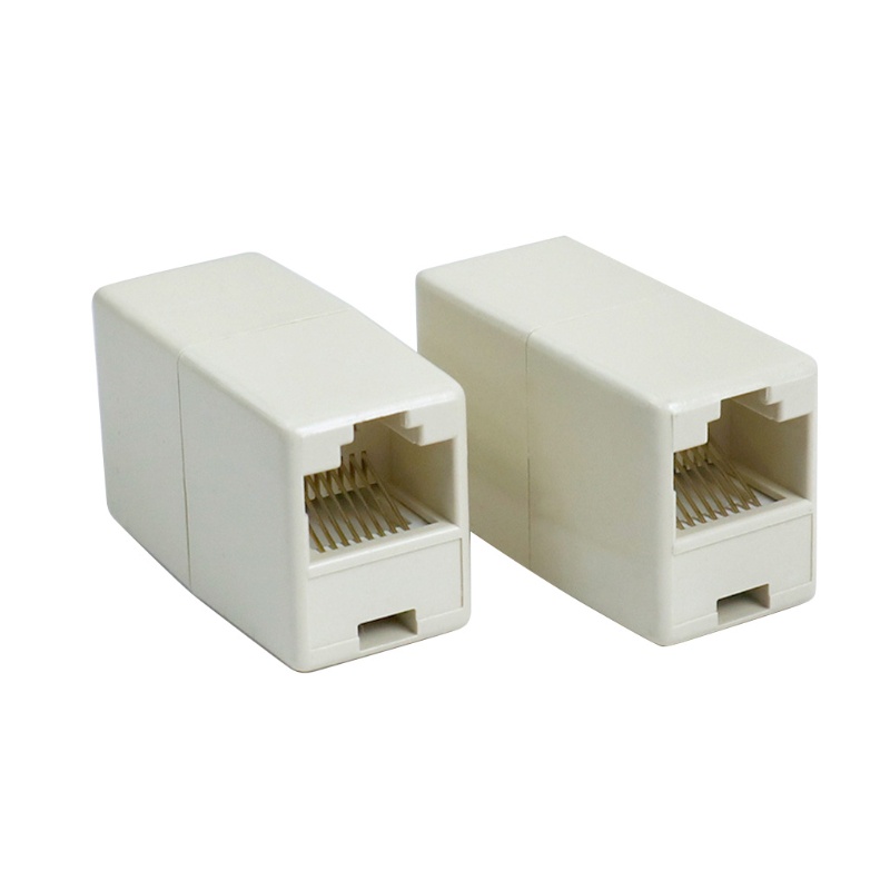 Btsg 5pcs RJ45 Female Konektor Jaring Eterna Adapter Colokan Coupler 5pcs