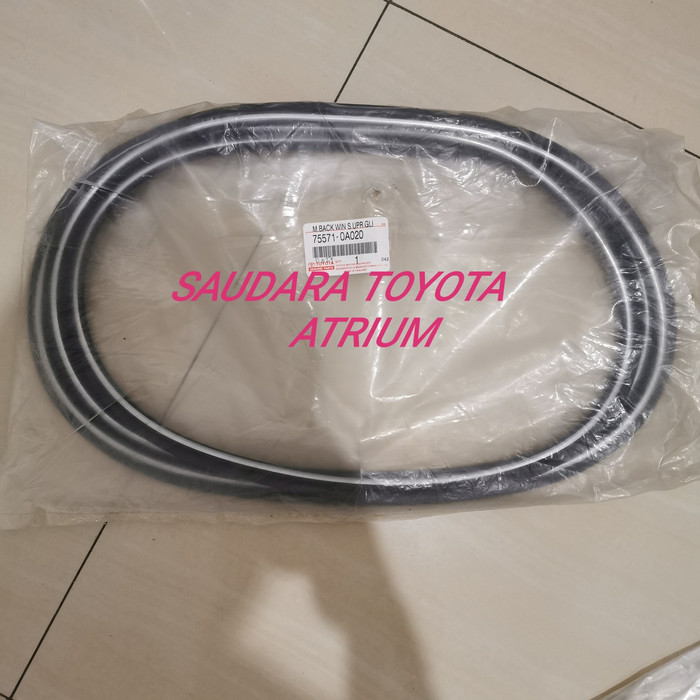 Karet kaca belakang soluna GLI list kaca belakang soluna GLI original