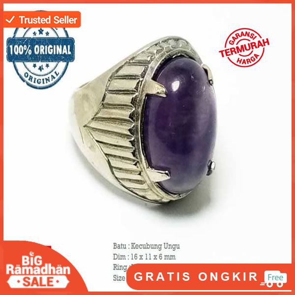 C017 Cincin Batu Akik Bulu Macan Jembergoyang - Tabel 