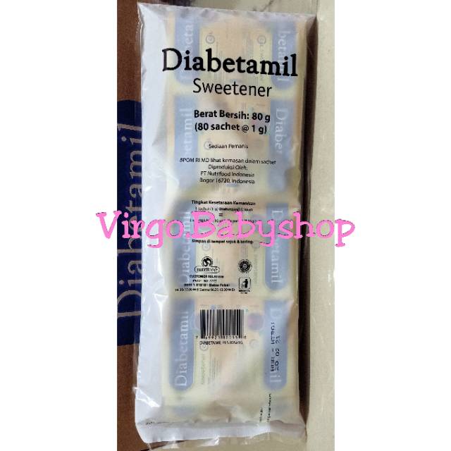 Diabetamil Gula untuk Diabetesi 80sachet @1gr