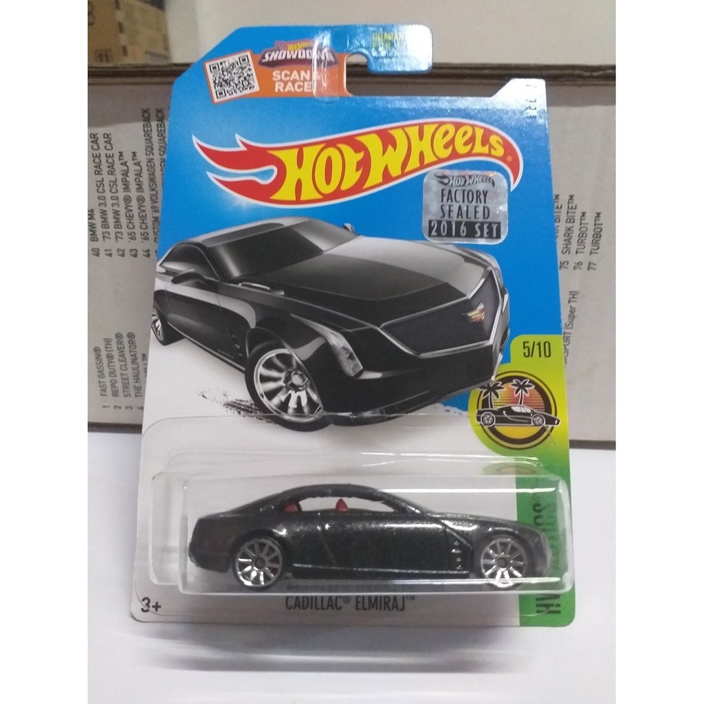 HOT WHEELS FACTORY SEALED 2016 CADILLAC ELMIRAJ HITAM