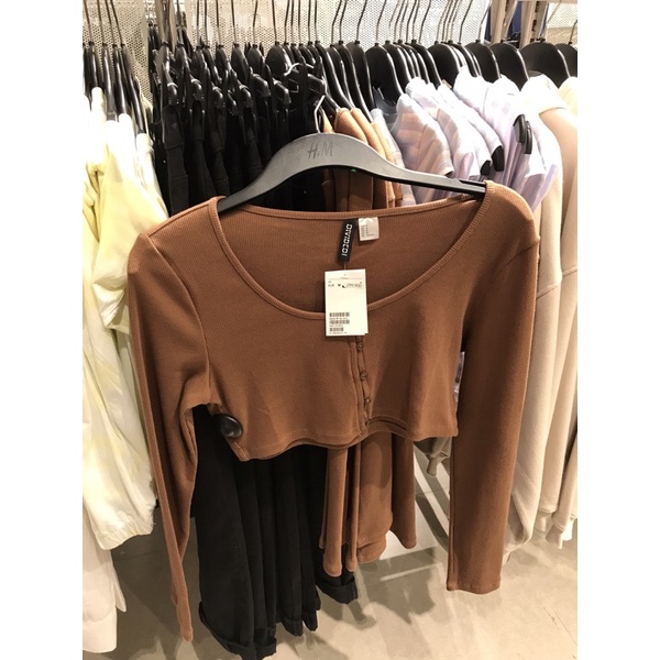 Cardigan crop H&M sale 
