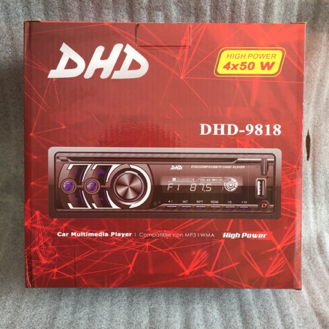 Single dvd DHD 9818 tape mobil single dvd bluetooth