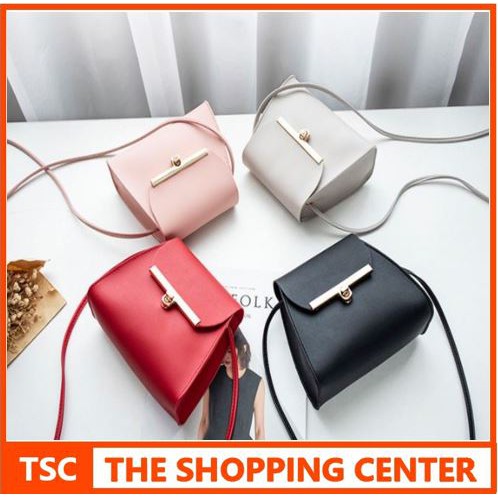 TSC - Tas Fashion Korea Kancing Kecil Tas Selempang Mini Import