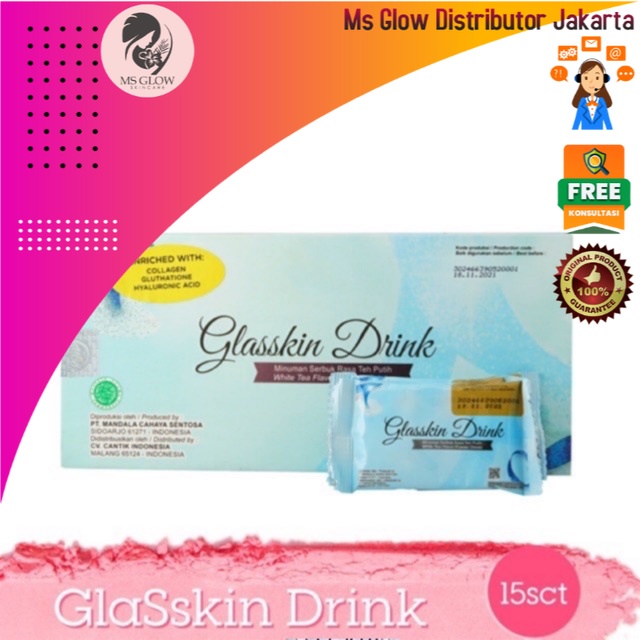 

MS glow Glass Skin Skincare Whitening Serum Pembersih Wajah Original BPOM HALAL