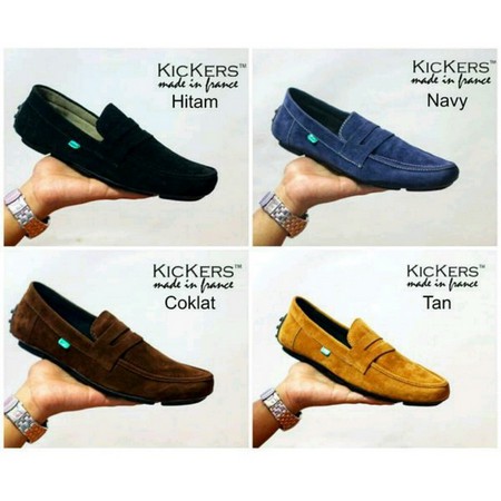 Sepatu Casual Pria Kickers JAVLIN Slop Slip On Murah [bayar di tempat]