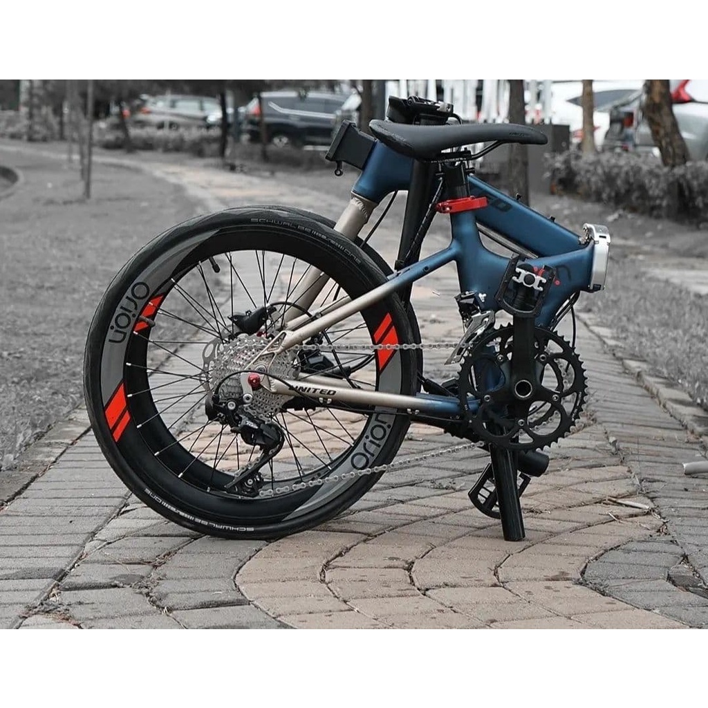 Sepeda Lipat 20 Inch UNITED ORION VOL 2 Shimano 105 2x11 Speed Hidrolk