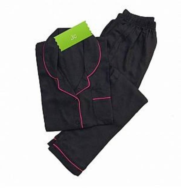 Pajamas Basic satin Cp (tersedia 5 warna) satin Import