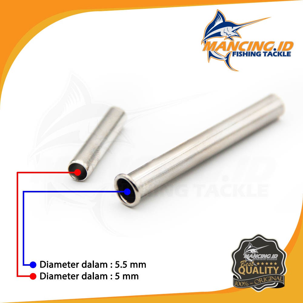 Sok Joran Sambungan Pipa Besi Stainless Shock Joran Pancing