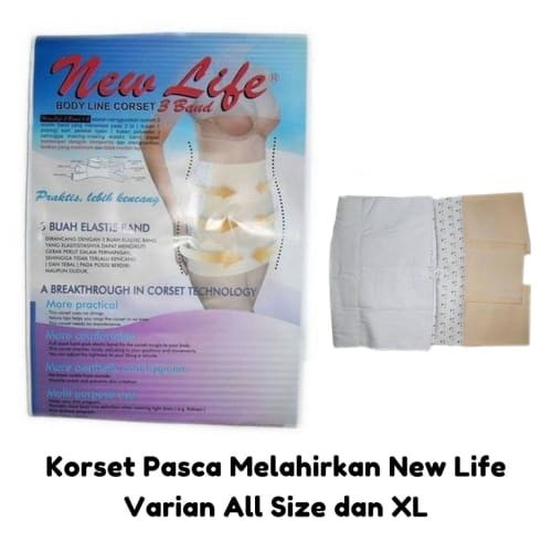 New Life Body Line Corset 3 Band - Korset Gurita Rekat Ibu Pasca Melahirkan / Beauty Corset