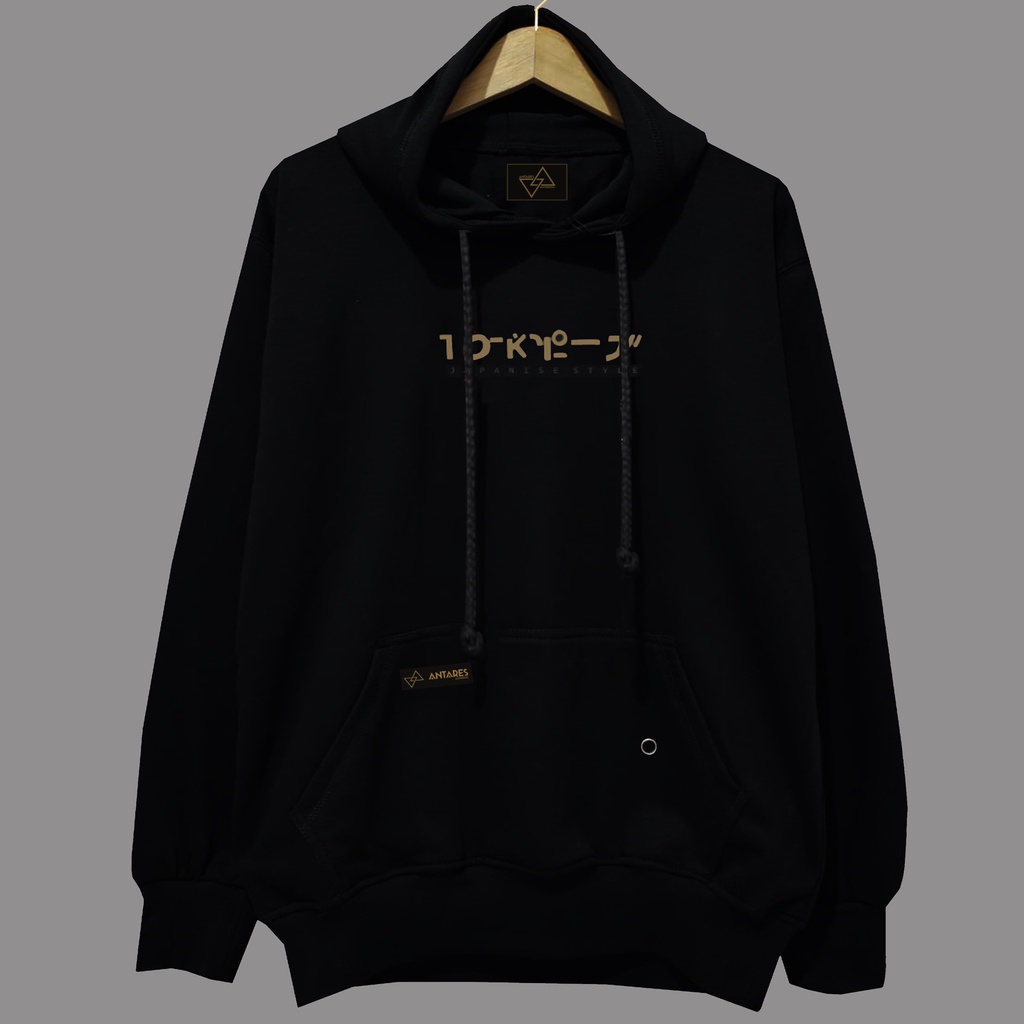 HOODIE OVER SIZE JUMBO UKURAN XXXL - XXL NEW ARTIKEL TOKYO BLACK