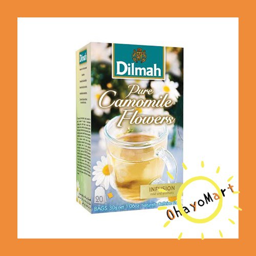 Dilmah Pure Camomile Flowers/ Camomile Tea 20bags 30grm