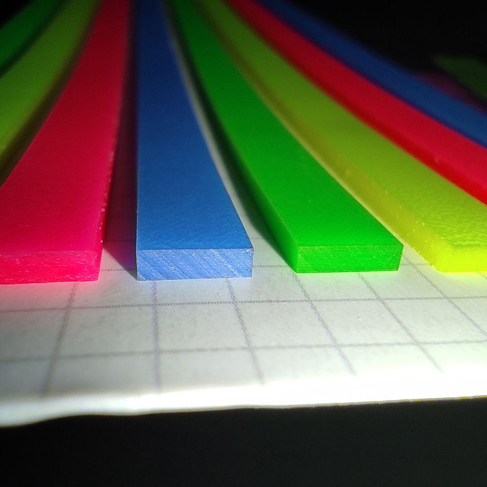 Tabs Indeks Atas Hadiah Neon Anak Stiker Warna