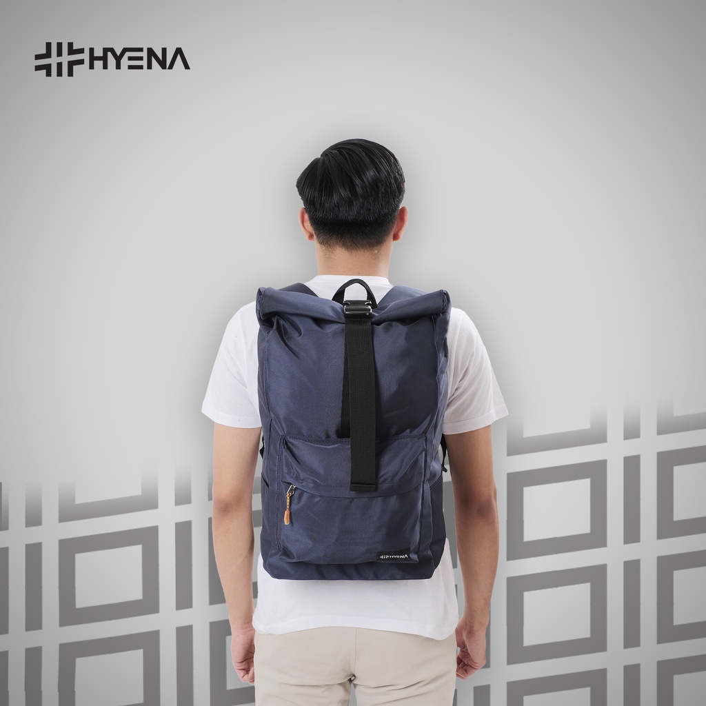 TAS RANSEL HYENA Tas Model NAMA Tas Backpack IMPOR UNISEX TAS KULIAH TAS KERJA GOOD QUALITY - YL35